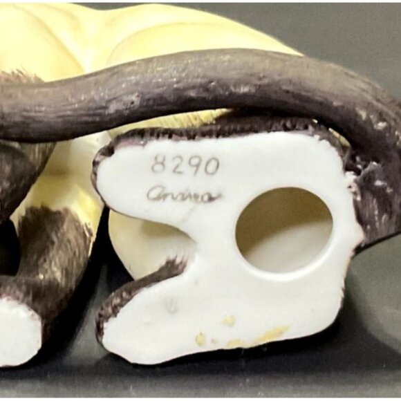 VTG SIAMESE CAT FIGURINE ANDREA BY SADEK PORCELAIN JAPAN SITTING BLUE EYES - Picture 6 of 7